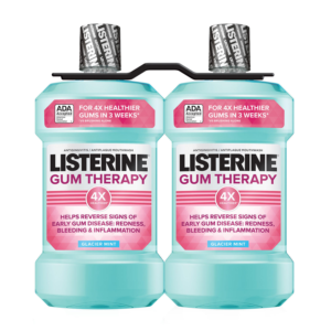 Listerine Gum Therapy Anti-Gingivitis Glacier Mint Mouthwash, 1.5L, 2 pk.